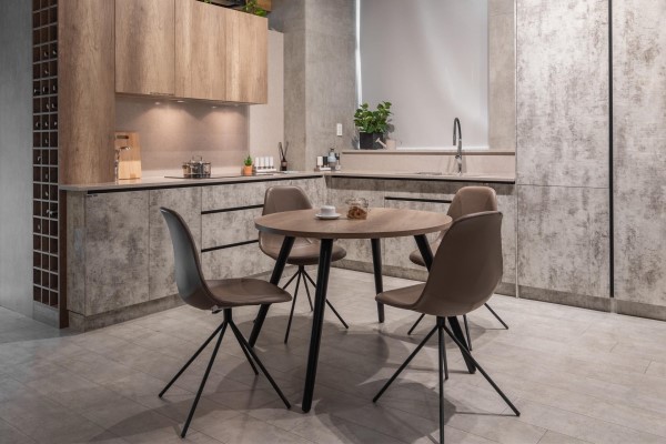  Tủ bếp laminate tông màu trầm