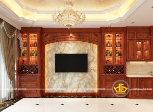 Gỗ cẩm lai đỏ và ứng dụng trong thi công nội thất nhà bếp