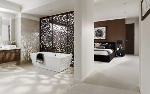 Cách bài trí phòng ngủ có nhà vệ sinh tiện nghi, hợp phong thủy