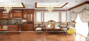 Thi công nội thất tân cổ điển