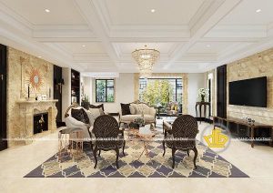 Thi công nội thất tân cổ điển