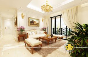 Phòng khách tân cổ điển