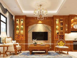 Top 6 kệ tủ trang trí phòng khách tân cổ điển đáng giá nhất