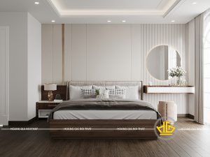 Nội thất phòng ngủ gỗ óc chó