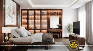 Báo giá thi công nội thất gỗ óc chó