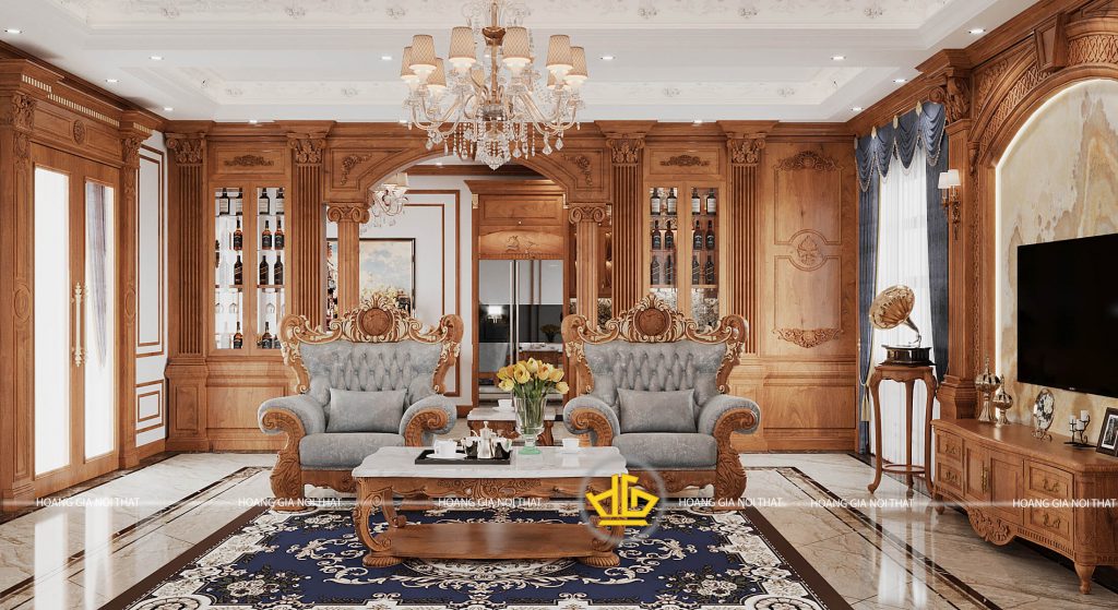 Phòng khách tân cổ điển