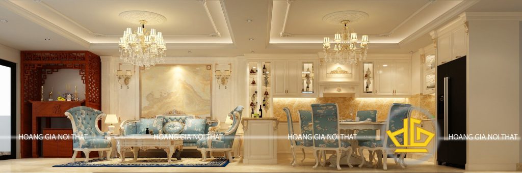 Thiết kế nội thất gỗ do Hoàng Gia nội thất thực hiện