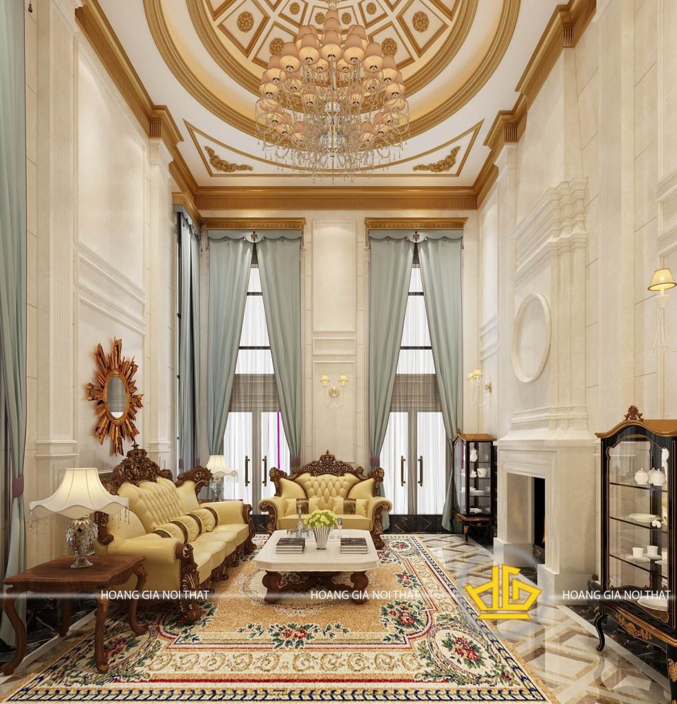Phòng khách tân cổ điển