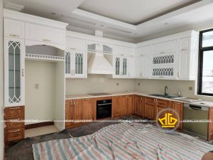 Thiết kế nội thất phòng bếp tại Vinhomes