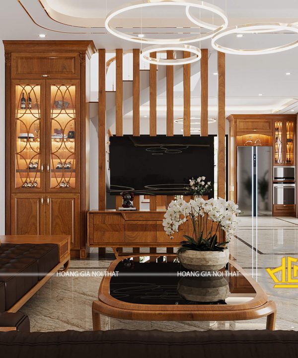 Thi công nội thất gỗ tự nhiên