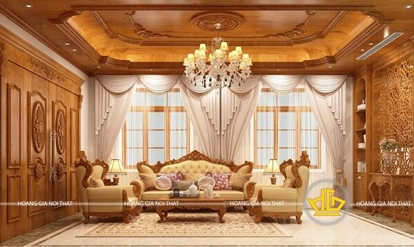 Phong cách retro trong thiết kế nội thất cho phòng khách 