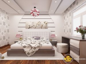 Trang trí phòng ngủ không giường đẹp