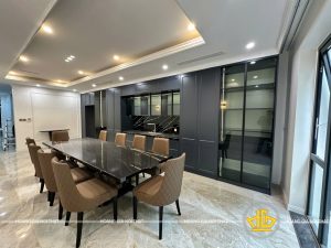 tủ bếp bán cổ điển
