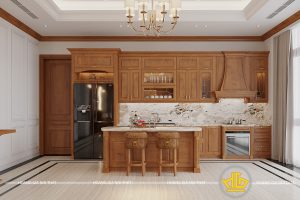 Tủ bếp gỗ cao cấp