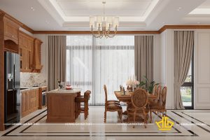 Phòng bếp tân cổ điển