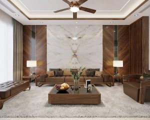 Nội thất căn nhà bằng gỗ
