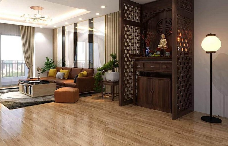 Sắp xếp bàn thờ gia tiên đúng cách