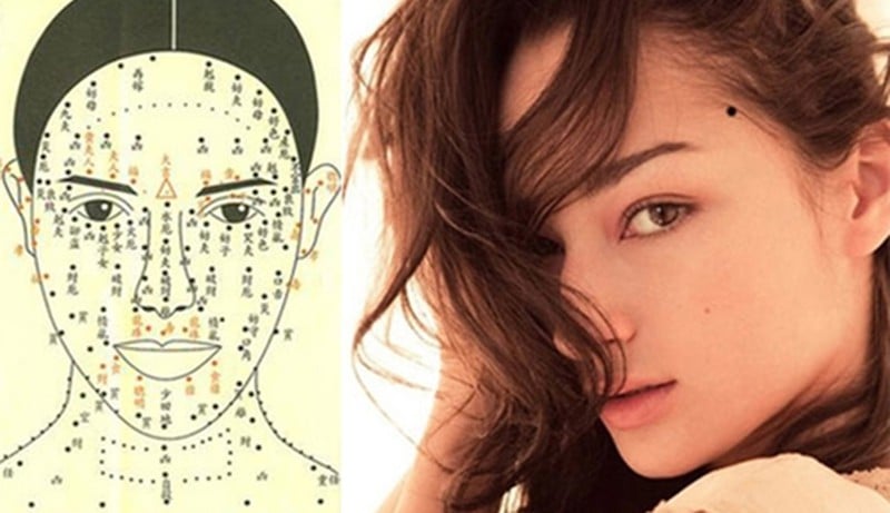 Ý nghĩa nốt ruồi trên mặt