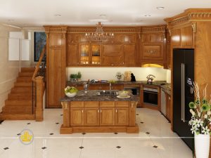 Bảng Báo Giá Thiết Kế Tủ Bếp Gỗ Tự Nhiên