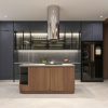 Tủ Bếp Inox Cánh Kính (Mẫu 2)